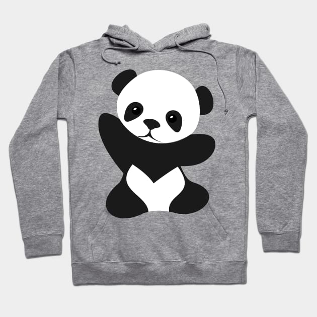 Cute baby panda Hoodie by MEJIKU